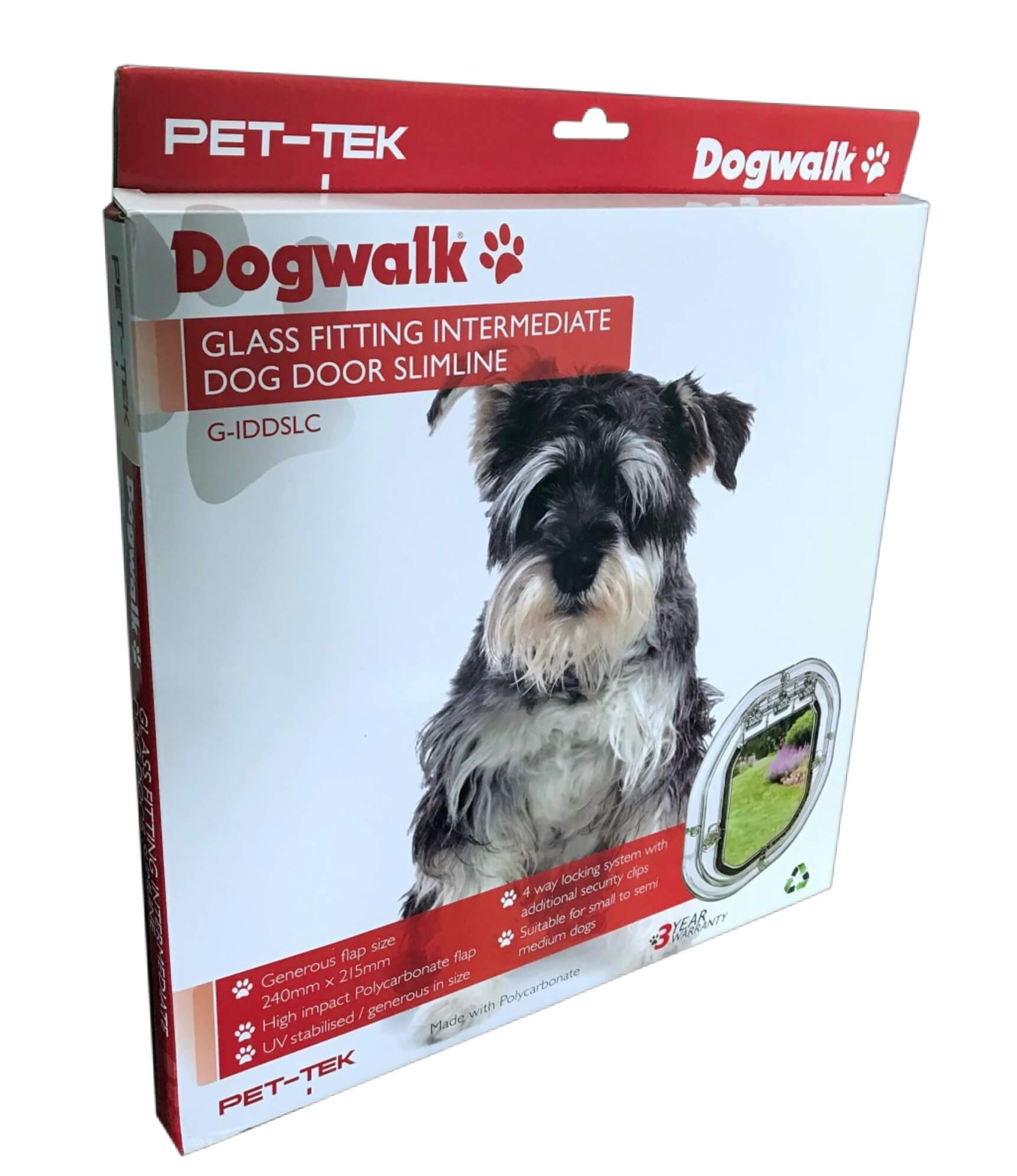 Pet-Tek Dogwalk Intermediate Slimline Dog Door